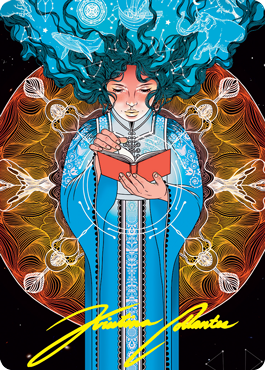 Carte artistique en cas d'oubli de mémoire (signature estampillée or) [Strixhaven : School of Mages Art Series] 