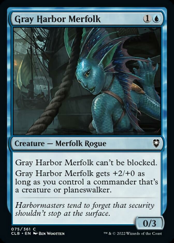 Grey Harbour Merfolk [Commander Legends : Bataille de Baldur's Gate] 