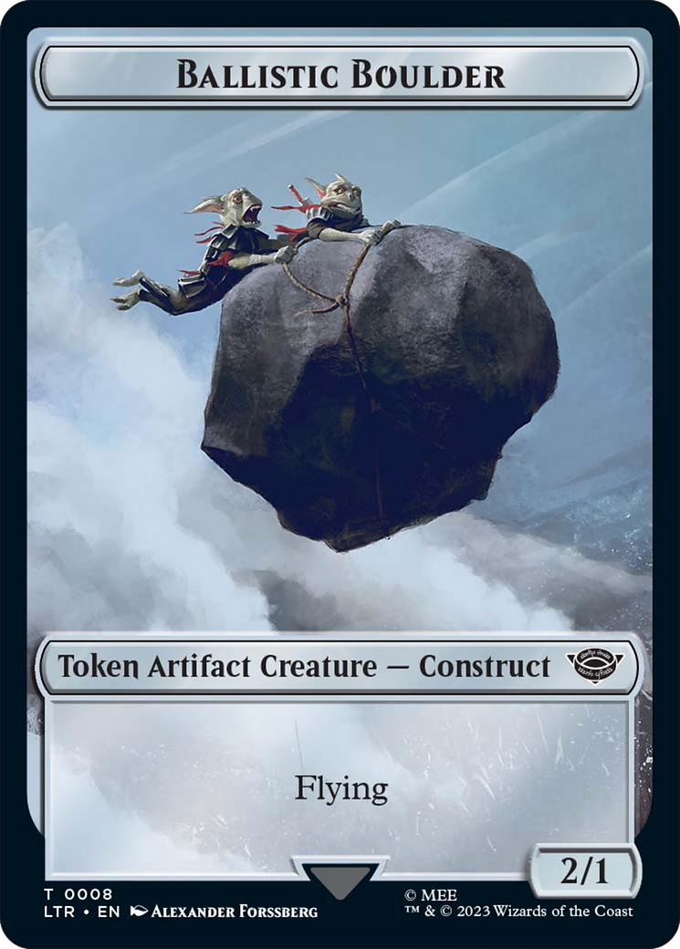 Ballistic Boulder (TLTR-008) - Tales of Middle-earth Tokens Foil