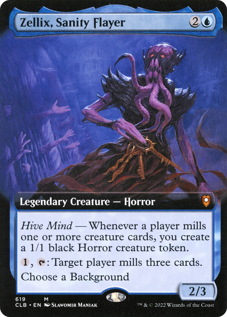 Zellix, Sanity Flayer (Art étendu) [Commander Legends : Bataille de Baldur's Gate] 