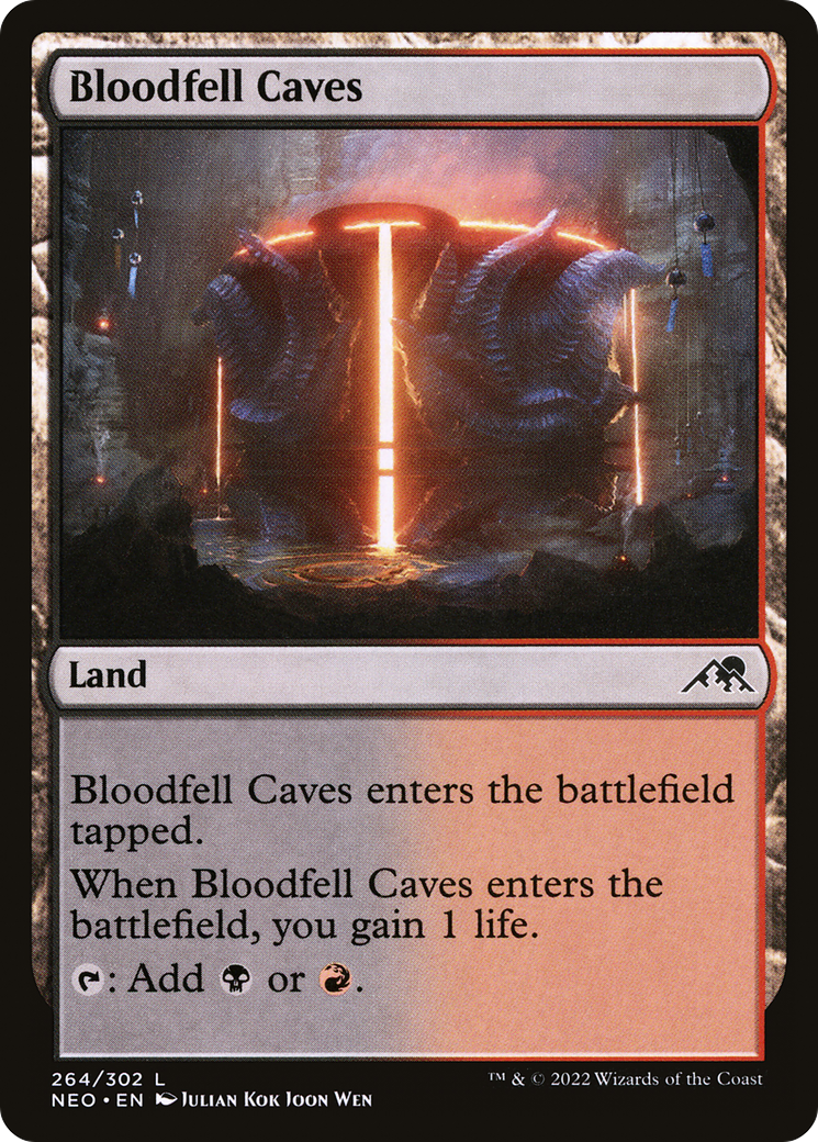 Grottes de Bloodfell [Kamigawa : Dynastie des Néons] 
