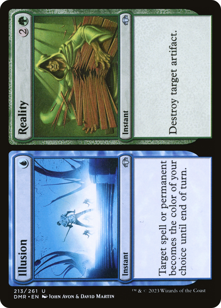 Illusion // Réalité [Dominaria Remastered] 
