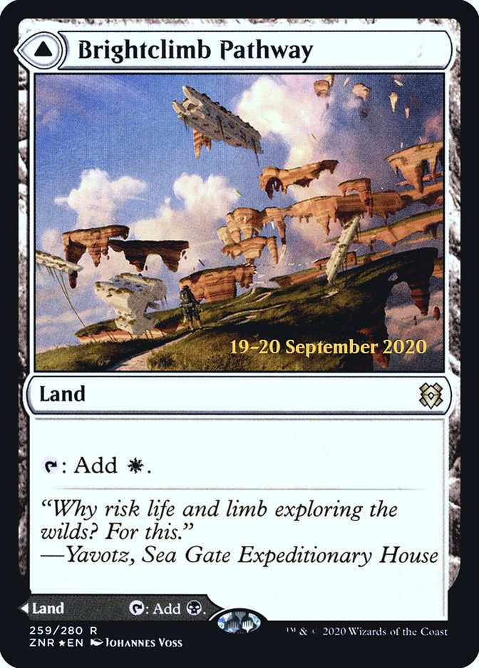 Brightclimb Pathway (PRE-259) - Zendikar Rising Promos Foil
