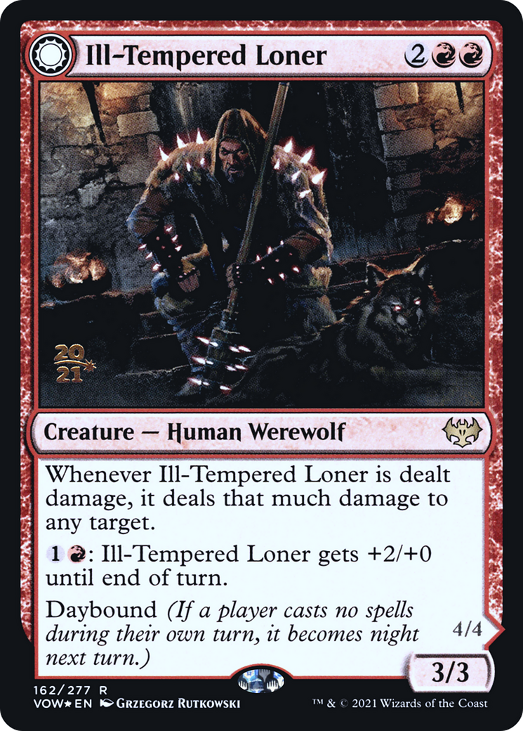 Solitaire de mauvaise humeur // Howlpack Avenger [Innistrad : Crimson Vow Avant-première Promos] 