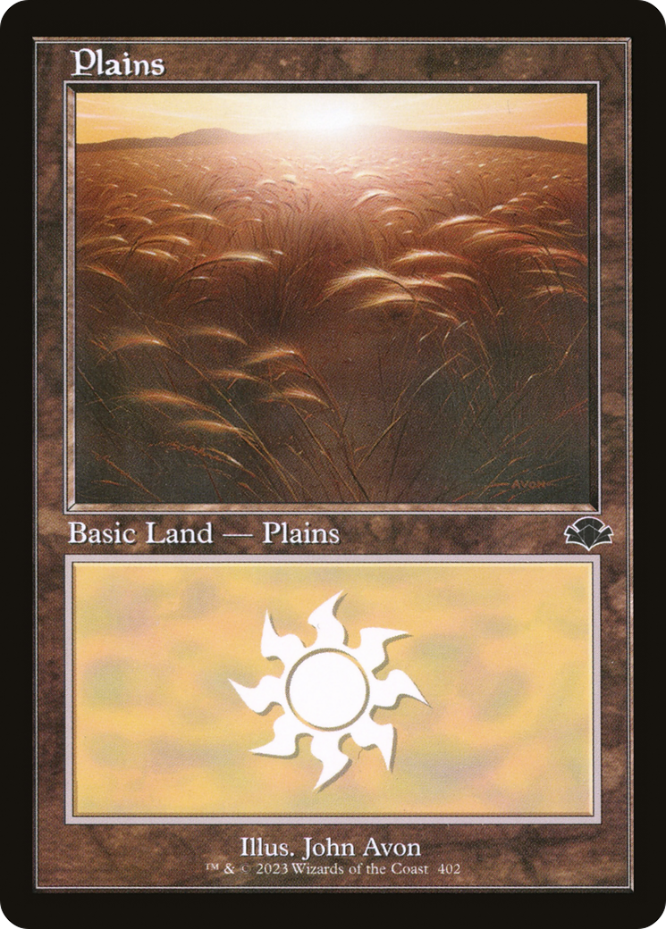 Plaines (402) (Rétro) [Dominaria Remastered] 
