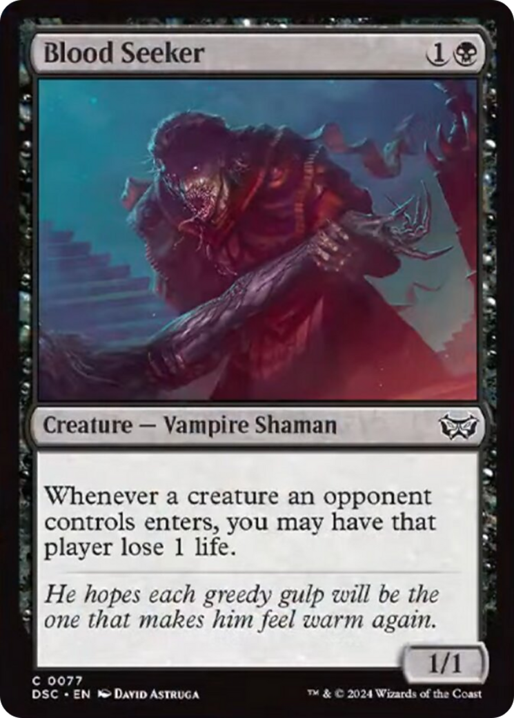 Blood Seeker (DSC-077) - Duskmourn: House of Horror Commander