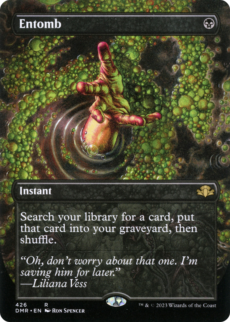 Entomb (Art alternatif sans frontières) [Dominaria Remastered] 