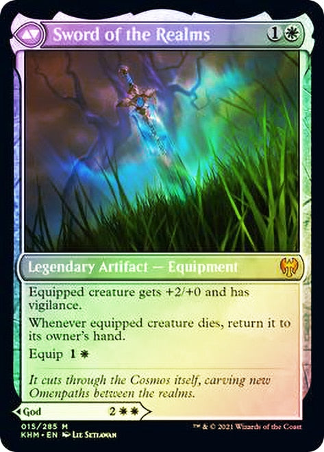 Halvar, God of Battle // Sword of the Realms (PRE-15S) - Kaldheim Promos Foil