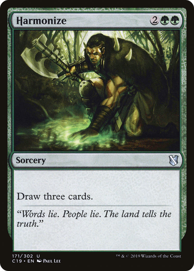 Harmoniser [Commandant 2019] 