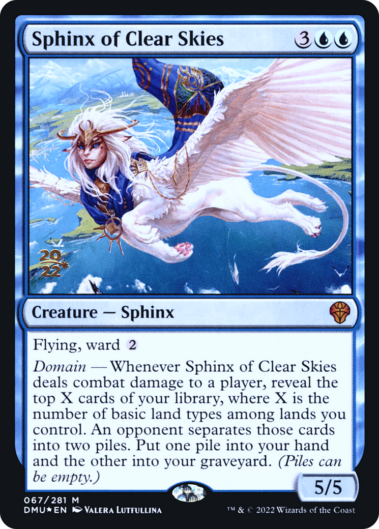 Sphinx of Clear Skies [Promotions avant-première de Dominaria United] 