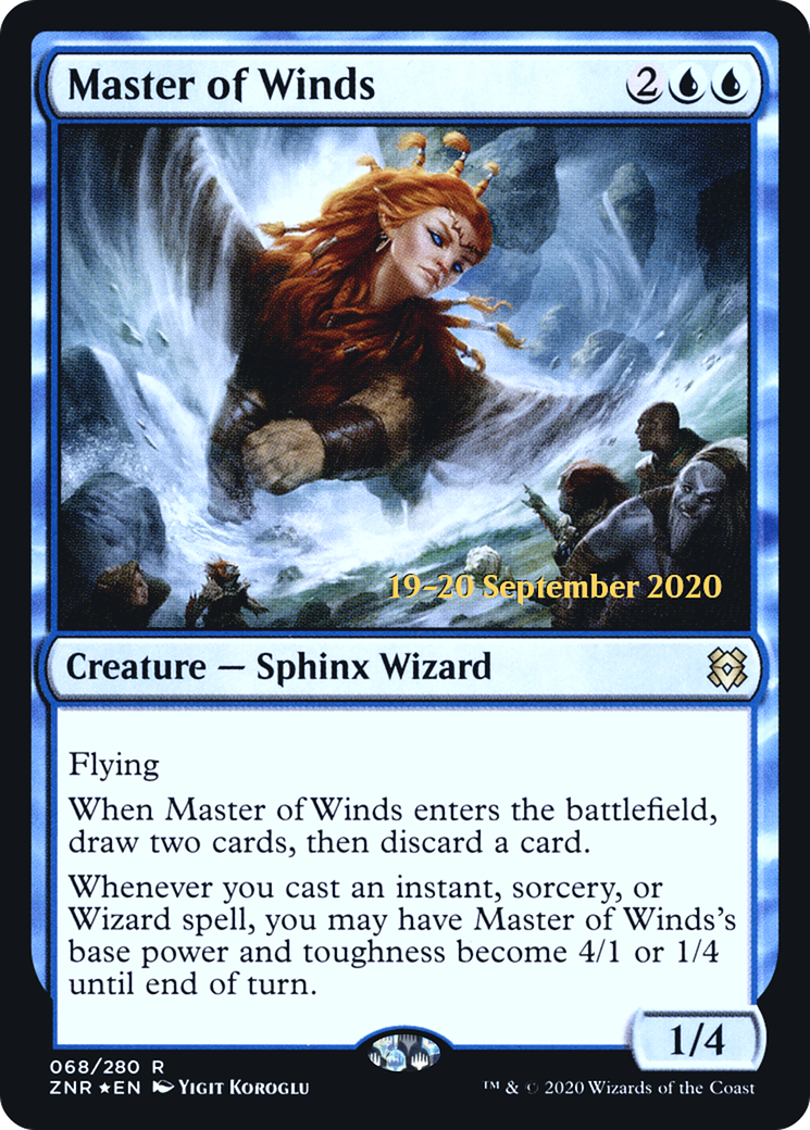 Maître des Vents [Promos Avant-première de Zendikar Rising] 