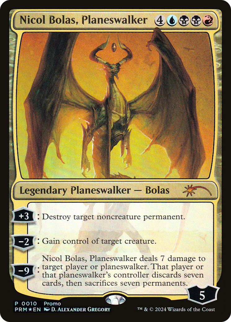Nicol Bolas, Planeswalker (UMP-2025-10) - Media and Collaboration Promos Foil