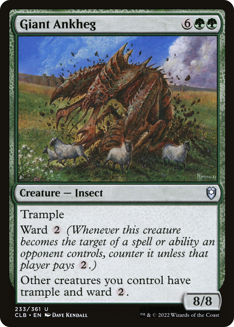 Ankheg géant [Commander Legends : Bataille de Baldur's Gate] 
