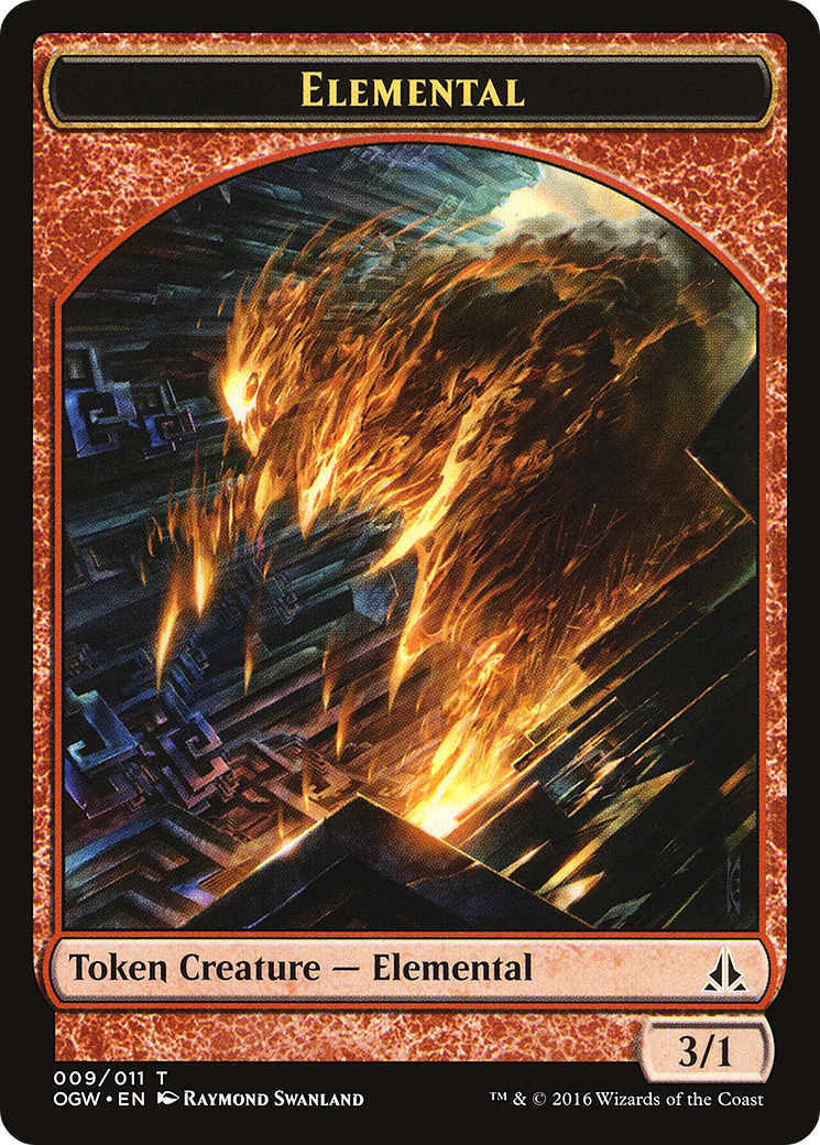 Elemental Token (009) (OGW-009) - Oath of the Gatewatch Tokens