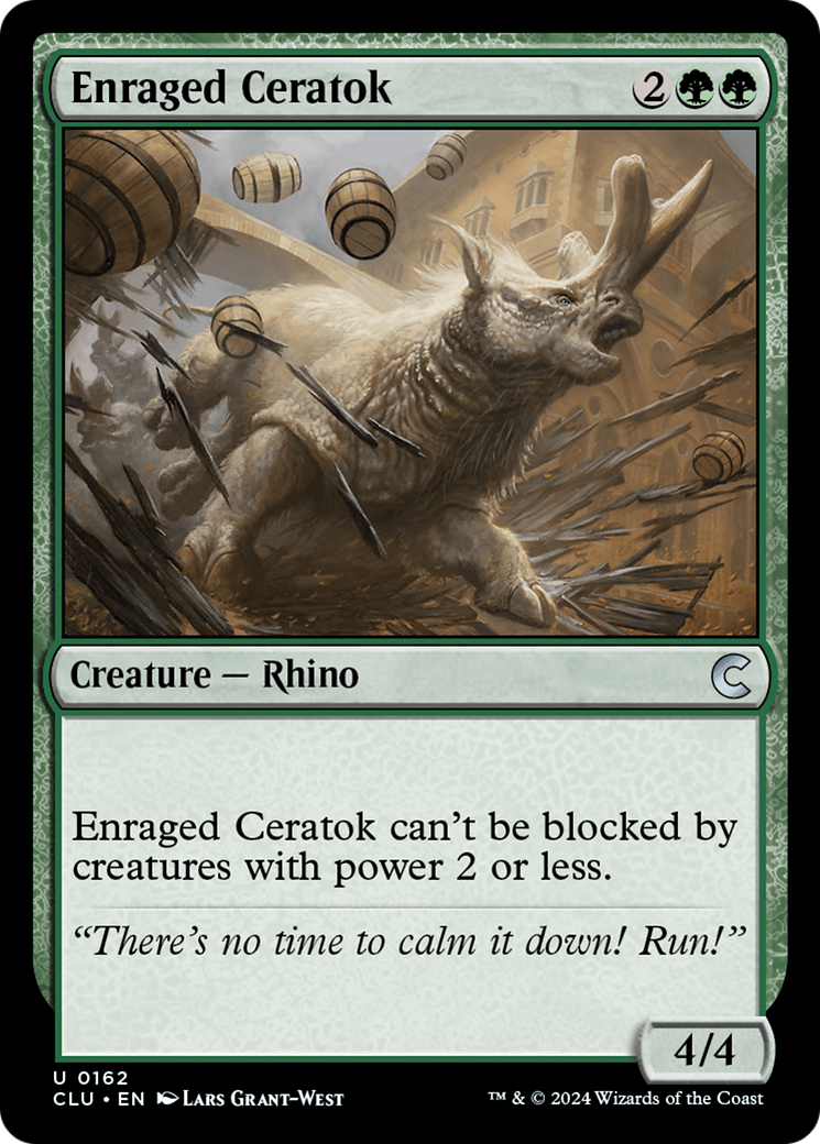 Ceratok enragé [Ravnica: Clue Edition] 