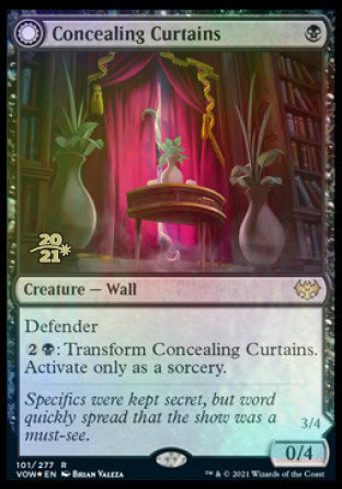 Rideaux dissimulants // Oeil révélateur [Innistrad : Promos de l'avant-première de Crimson Vow] 