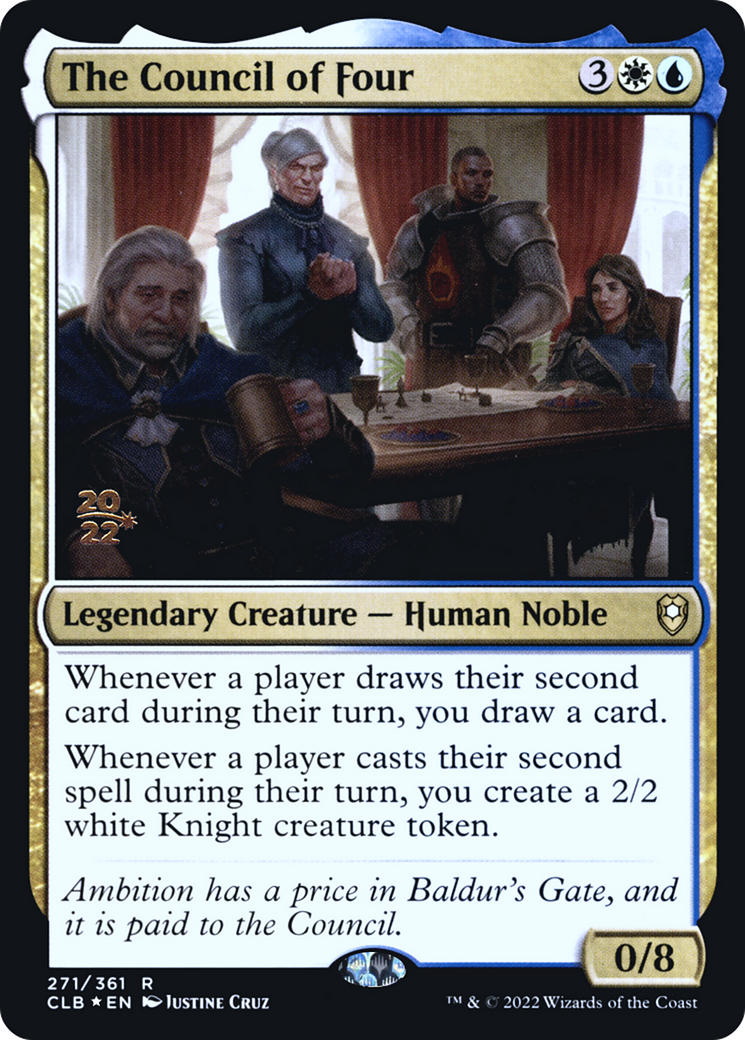 Le Conseil des Quatre [Promotions avant-première de Commander Legends: Battle for Baldur's Gate] 