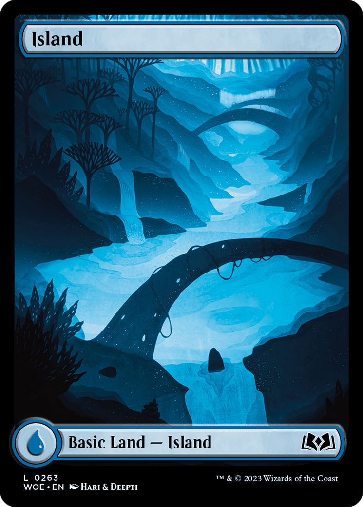 Île (263) (Full-Art) [Les Terres Sauvages d'Eldraine] 
