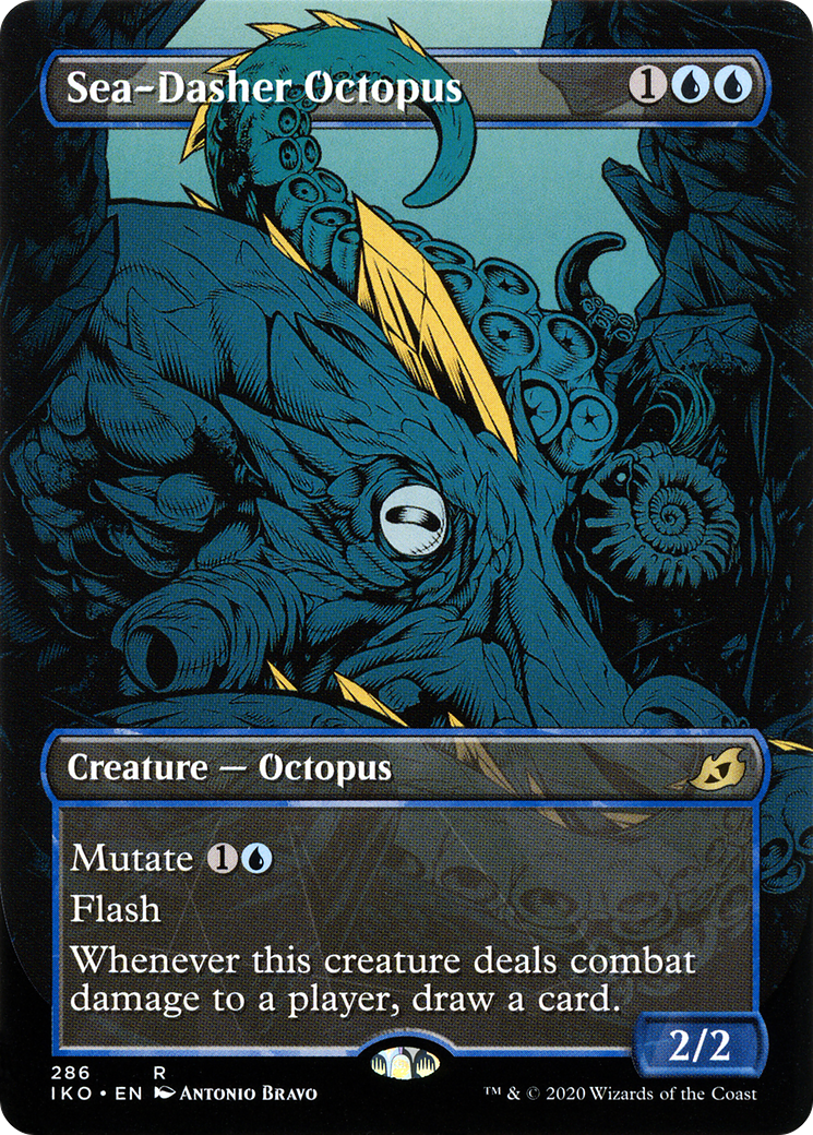 Sea-Dasher Octopus (Vitrine) [Ikoria : Lair of Behemoths] 
