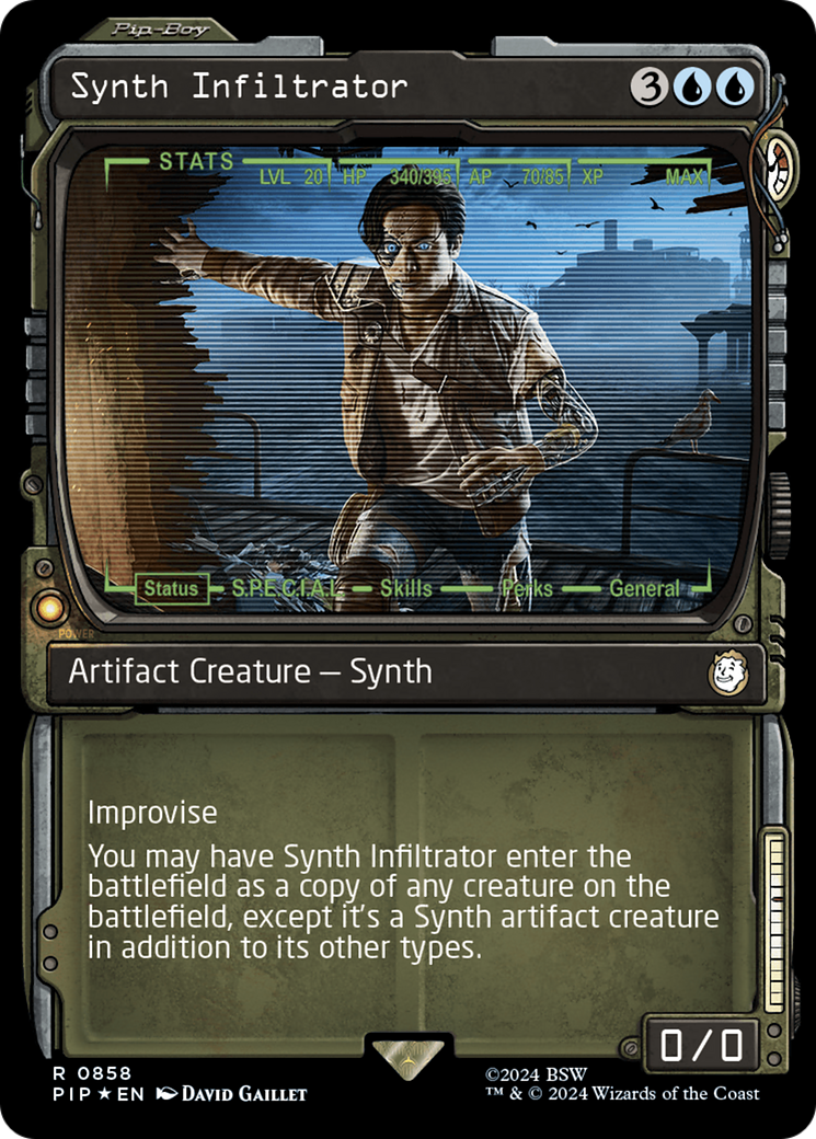 Synth Infiltrator (Vitrine) (Surge Foil) [Fallout] 