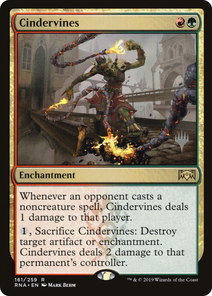 Cindervines (Pack promotionnel) [Promos Ravnica Allegiance] 