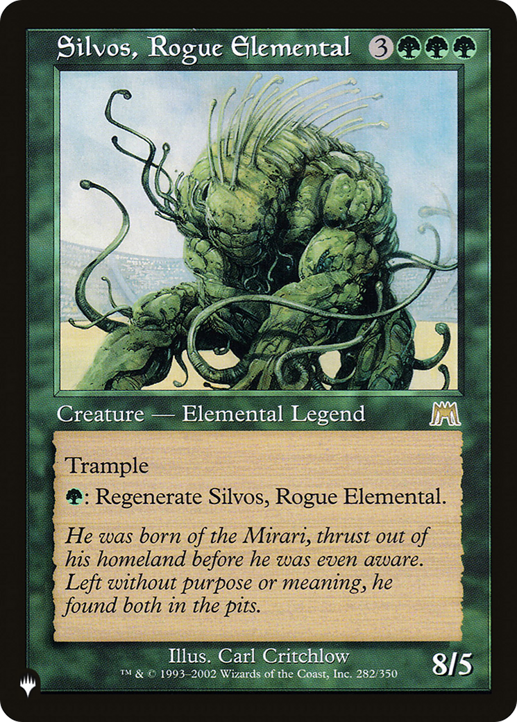 Silvos, Élémentaire Voleur [La Liste] 