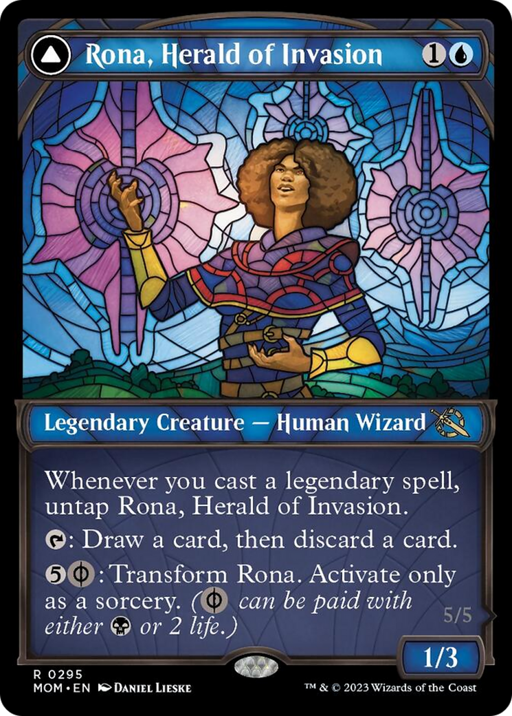 Rona, héraut de l'invasion // Rona, oblitérante tolarienne (Showcase Planar Booster Fun) [Marche de la machine] 