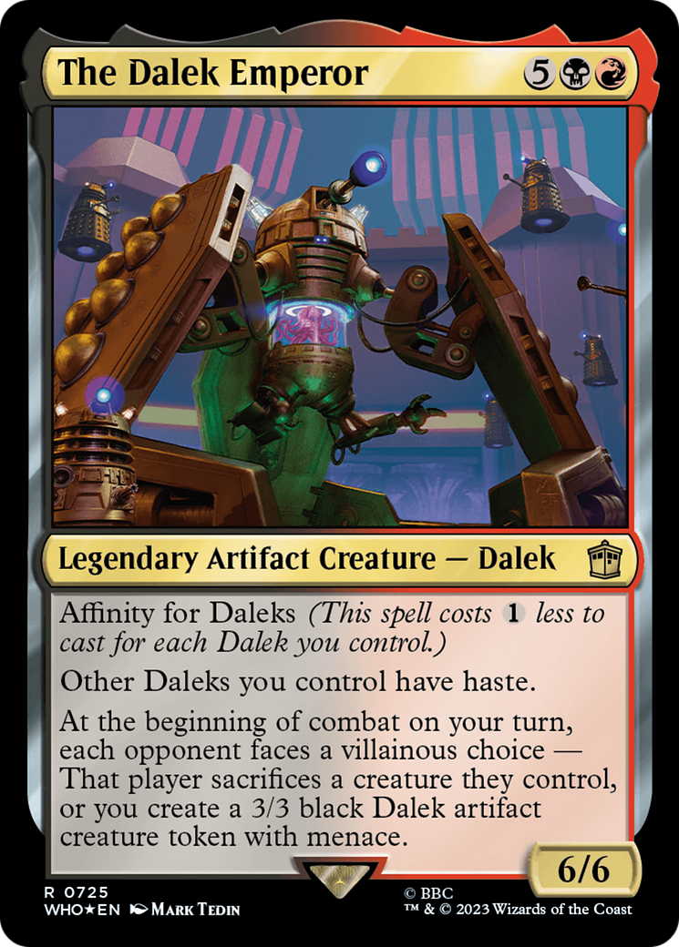 The Dalek Emperor (WHO-725) - Doctor Who Foil