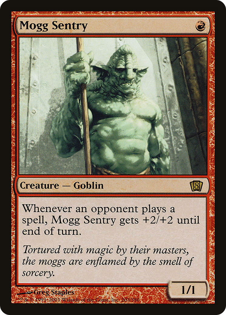 Mogg Sentry (8ED-203★) - 8th Edition