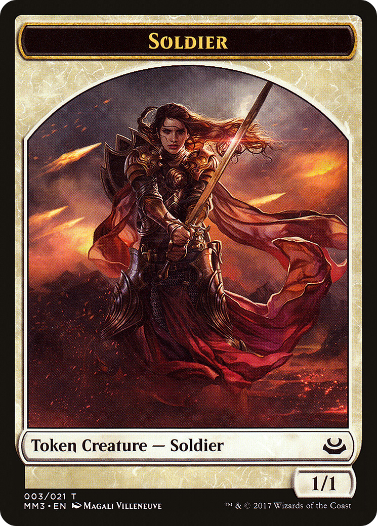 Soldier Token (003) (MM3-003) - Modern Masters 2017 Tokens