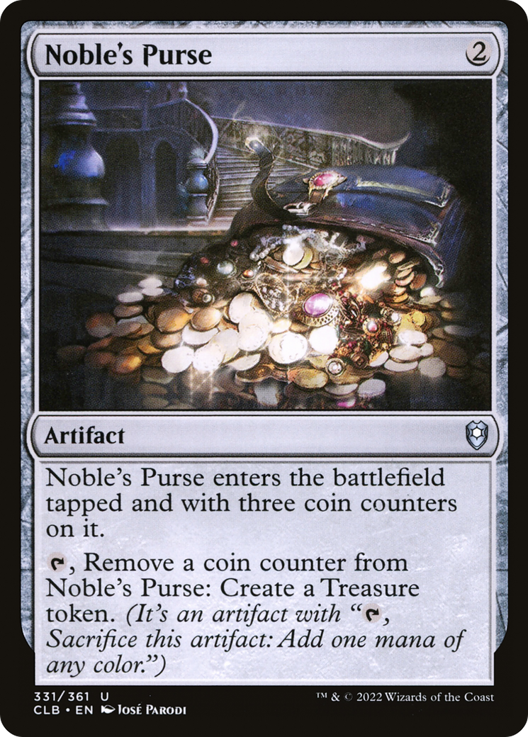Bourse de Noble [Commander Legends : Bataille de Baldur's Gate] 