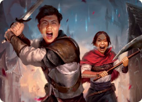 Carte d'art des combattants de l'aube [Innistrad : série d'art Crimson Vow] 