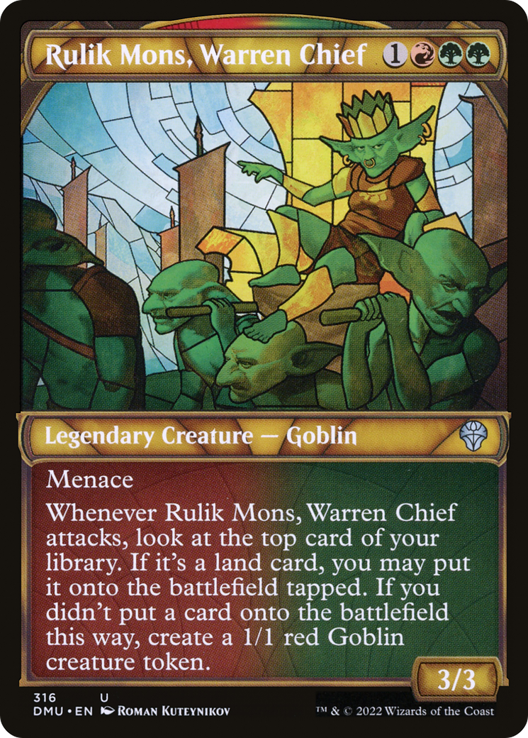 Rulik Mons, chef Warren (vitrine) [Dominaria United] 