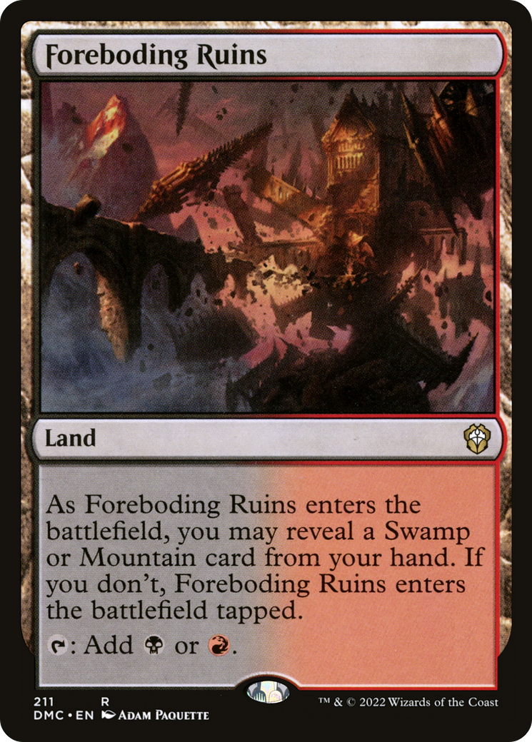 Ruines inquiétantes [Dominaria United Commander] 