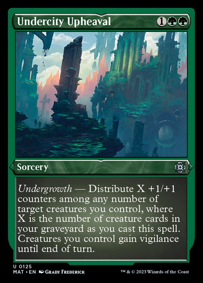 Undercity Upheaval (Foil Etched) [Marche de la machine : les conséquences] 