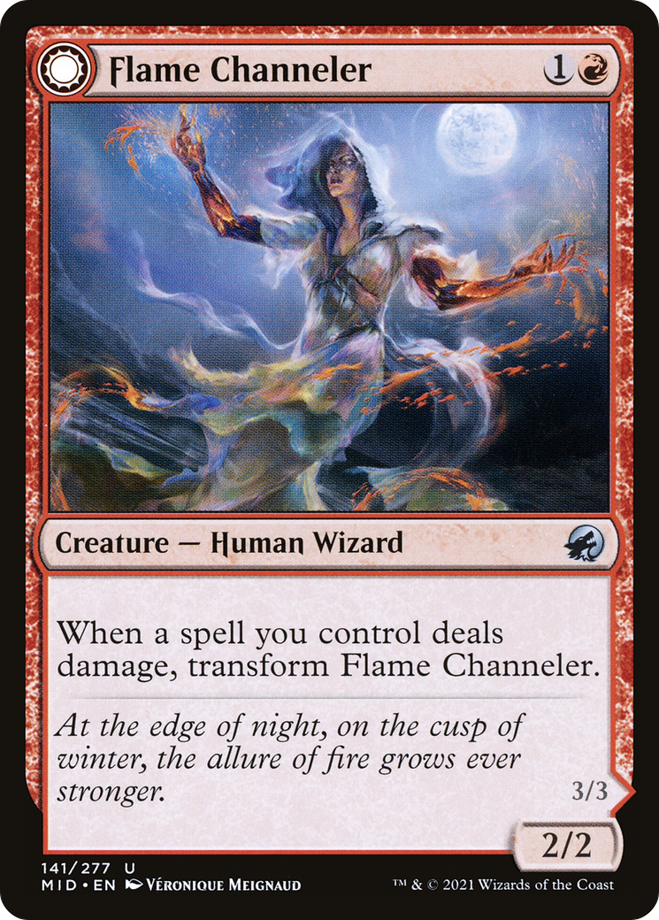 Canalisateur de flammes // Incarnation de la flamme [Innistrad : Chasse de minuit] 