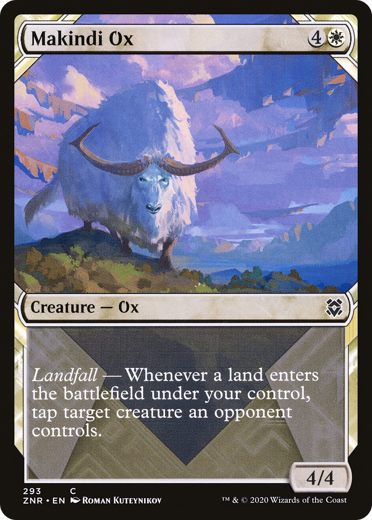 Makindi Ox (Vitrine) [Zendikar Rising] 