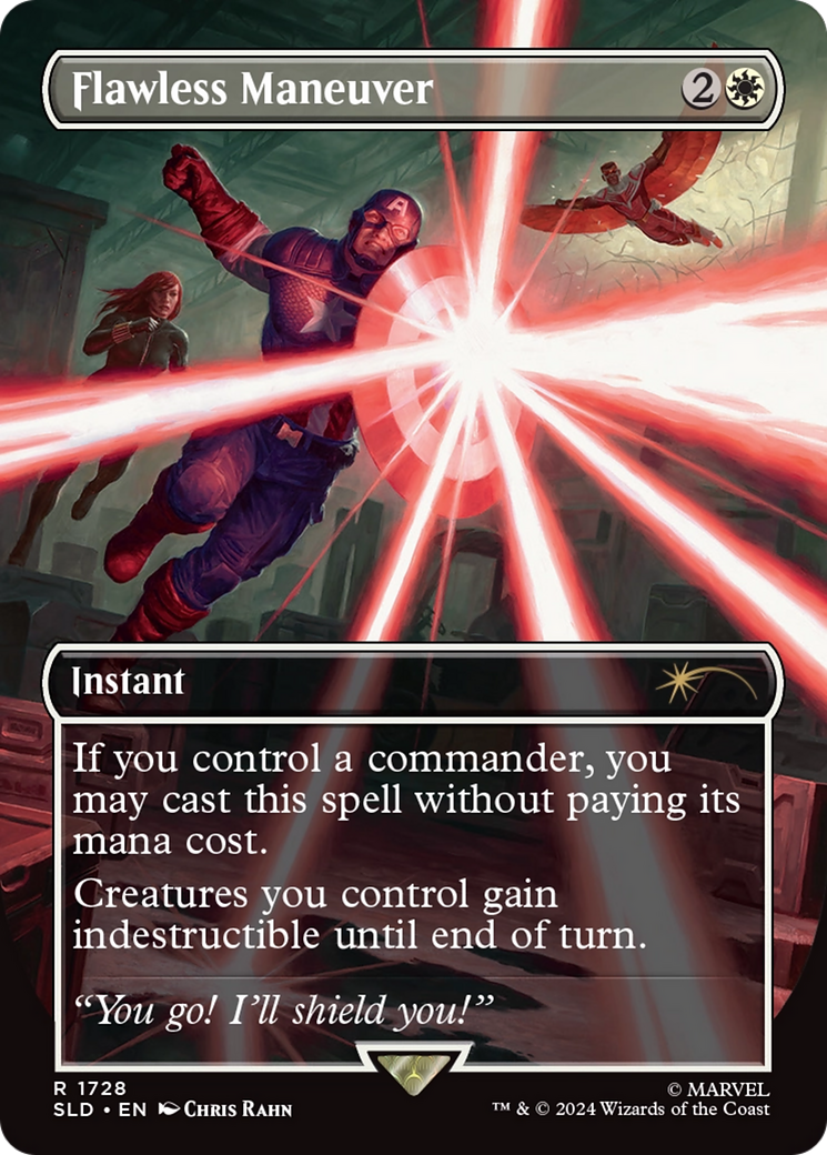 Flawless Maneuver (SLD-1728) - Secret Lair Drop (Borderless) Foil