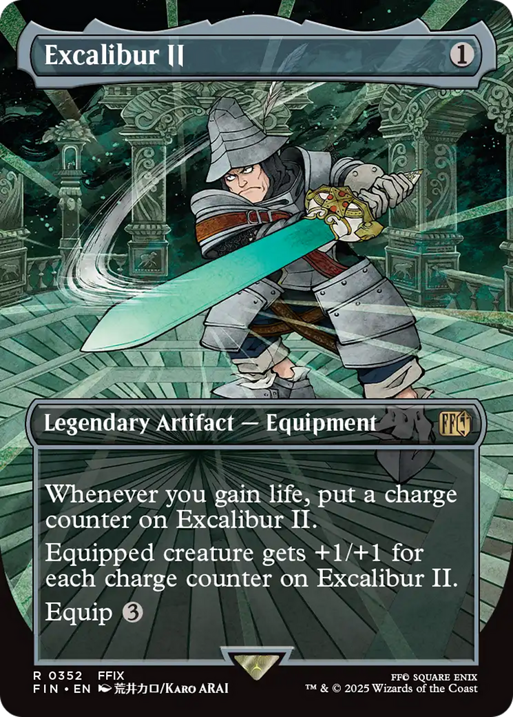 Excalibur II (Borderless) (FIN-352) - FINAL FANTASY (Borderless)