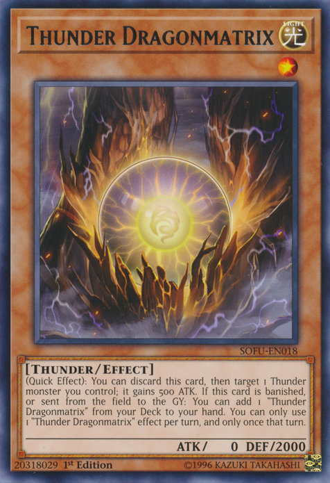 Thunder Dragonmatrix (SOFU-EN018) - Soul Fusion Unlimited