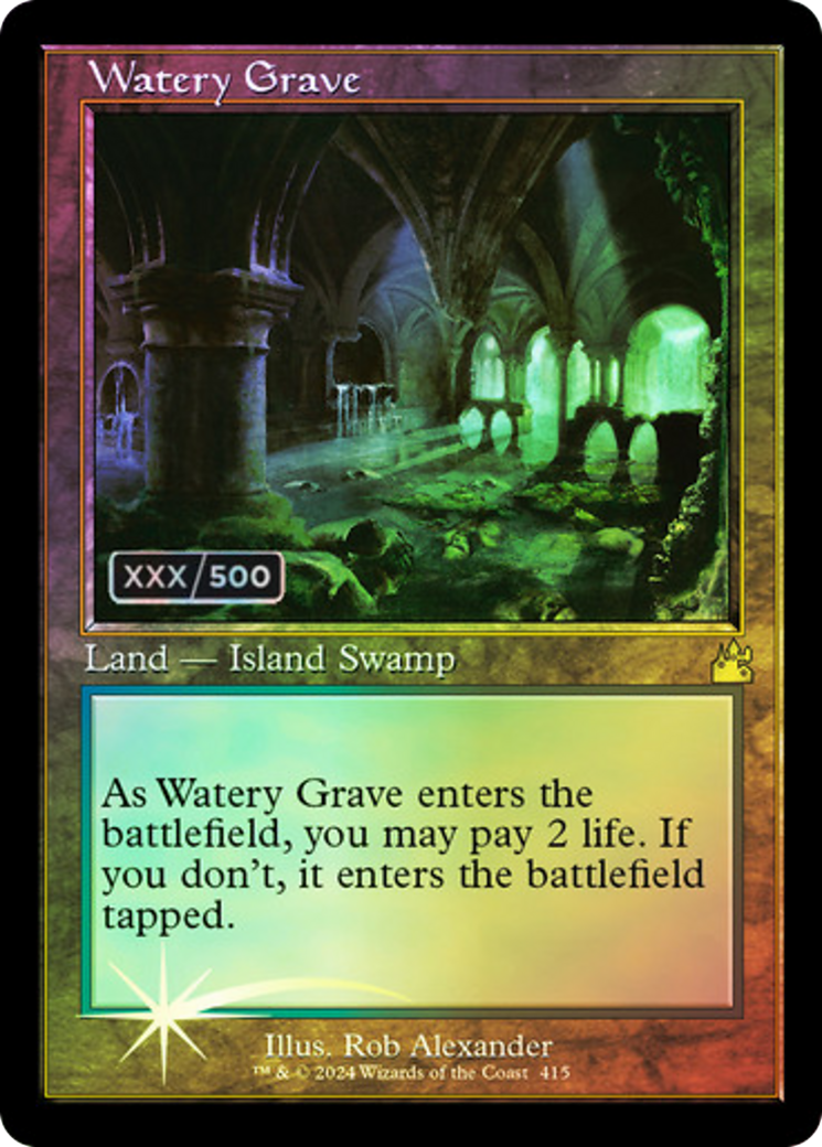 Watery Grave (Rétro) (Sérialisé) [Ravnica Remastered] 