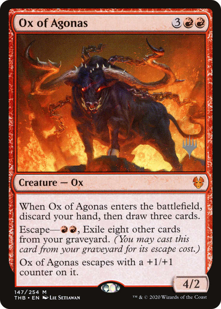 Bœuf d'Agonas (Pack promotionnel) [Promotions Theros Beyond Death] 