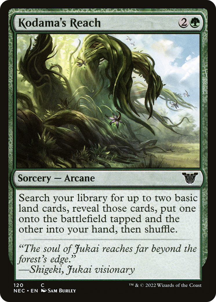 Kodama's Reach [Kamigawa : Commandant de la dynastie Neon] 