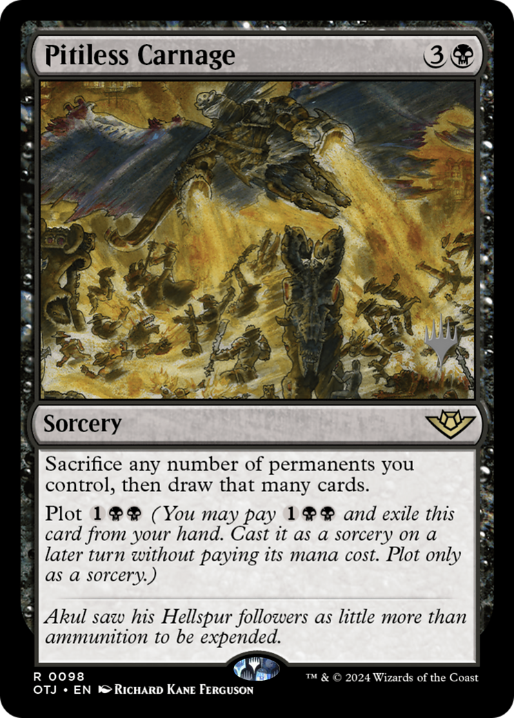 Carnage impitoyable (Pack promotionnel) [Promotions des hors-la-loi de Thunder Junction] 