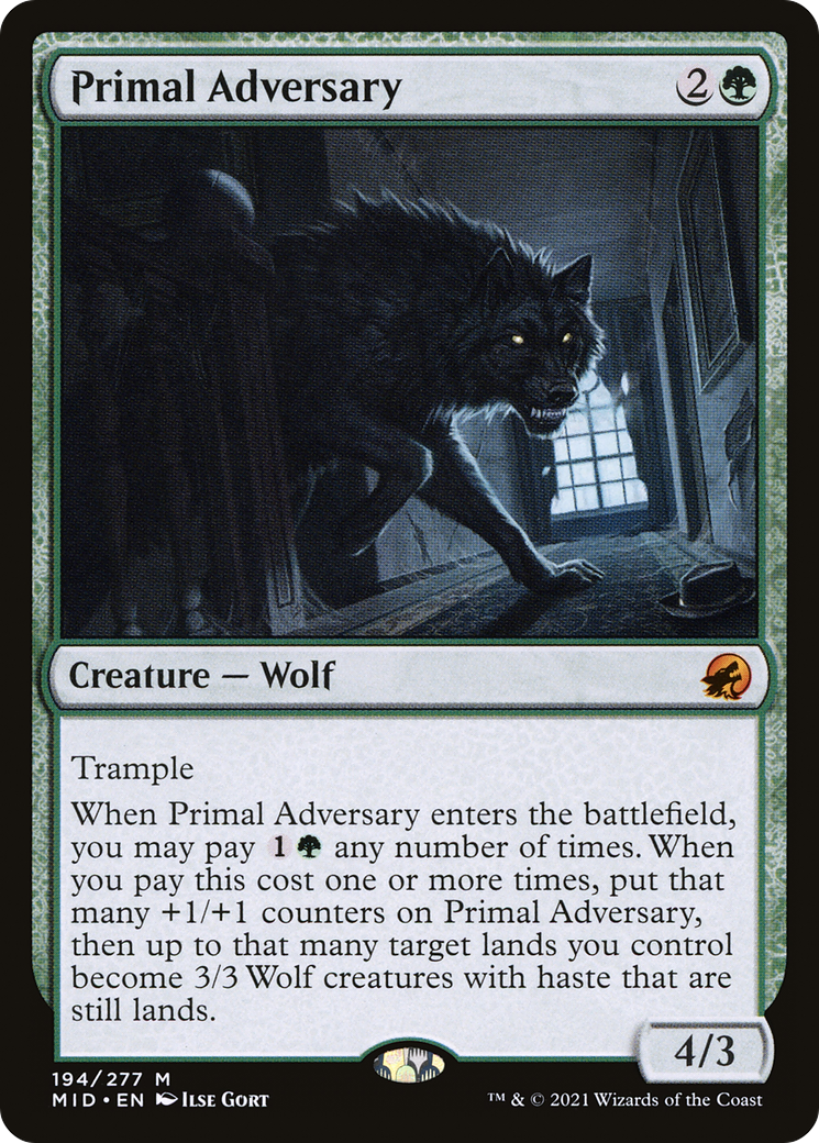 Adversaire primordial [Innistrad : Chasse de minuit] 