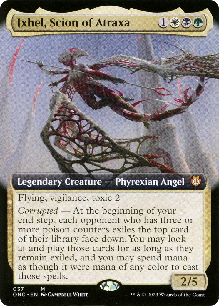Ixhel, descendant d'Atraxa (Extended Art) [Phyrexia : Tous seront un seul commandant] 
