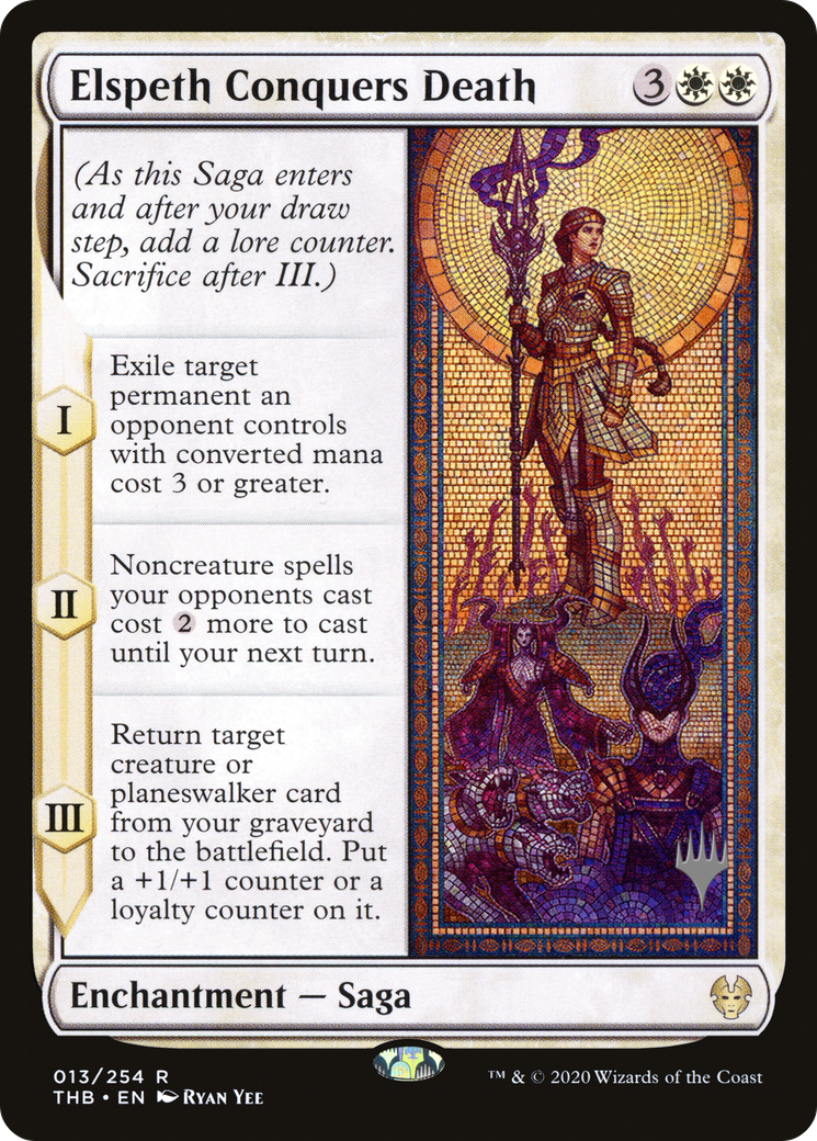 Elspeth conquiert la mort (Pack promotionnel) [Theros Beyond Death Promos] 