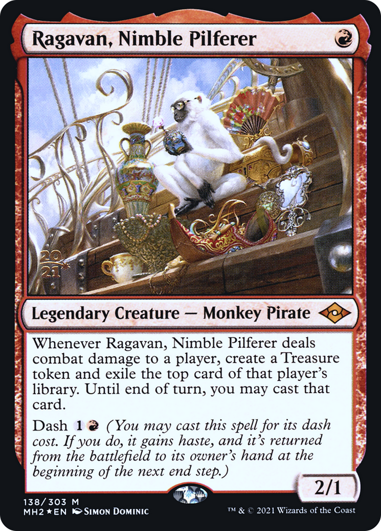 Ragavan, Nimble Pilferer [Promotions avant-première de Modern Horizons 2] 