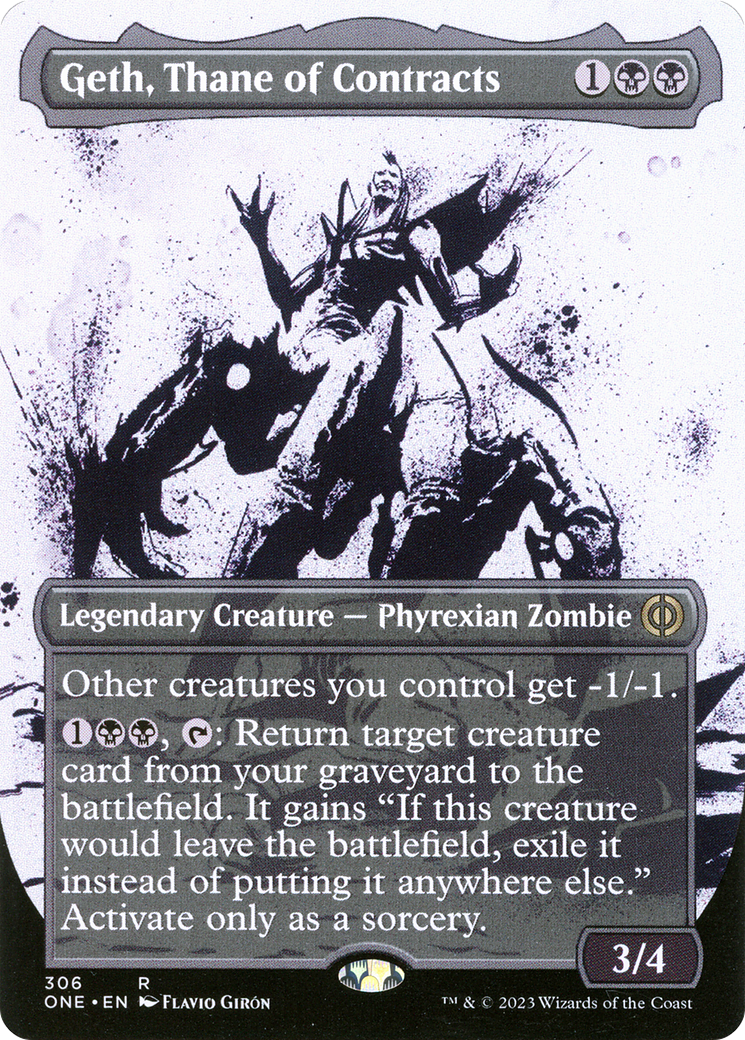Geth, Thane des Contrats (Borderless Ichor) [Phyrexia : All Will Be One] 