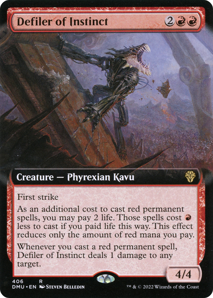 Profanateur de l'instinct (art étendu) [Dominaria United] 